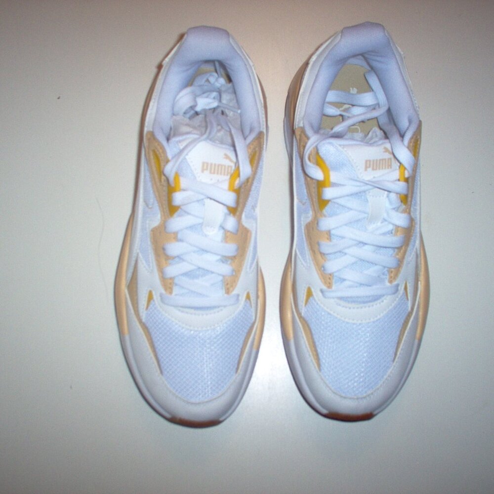 PUMA XRAY SPEED WHITE TAN 384638-09 Men Sz 8